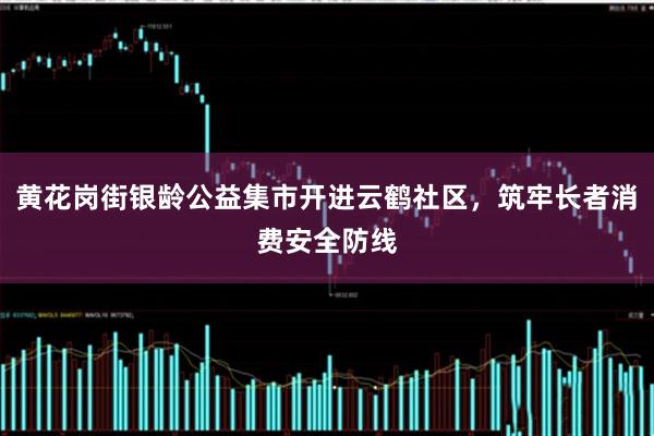 黄花岗街银龄公益集市开进云鹤社区，筑牢长者消费安全防线